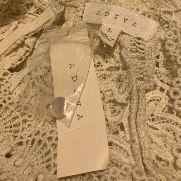 New Adiva Crochet Lace Tank Top - Picture 7 of 8